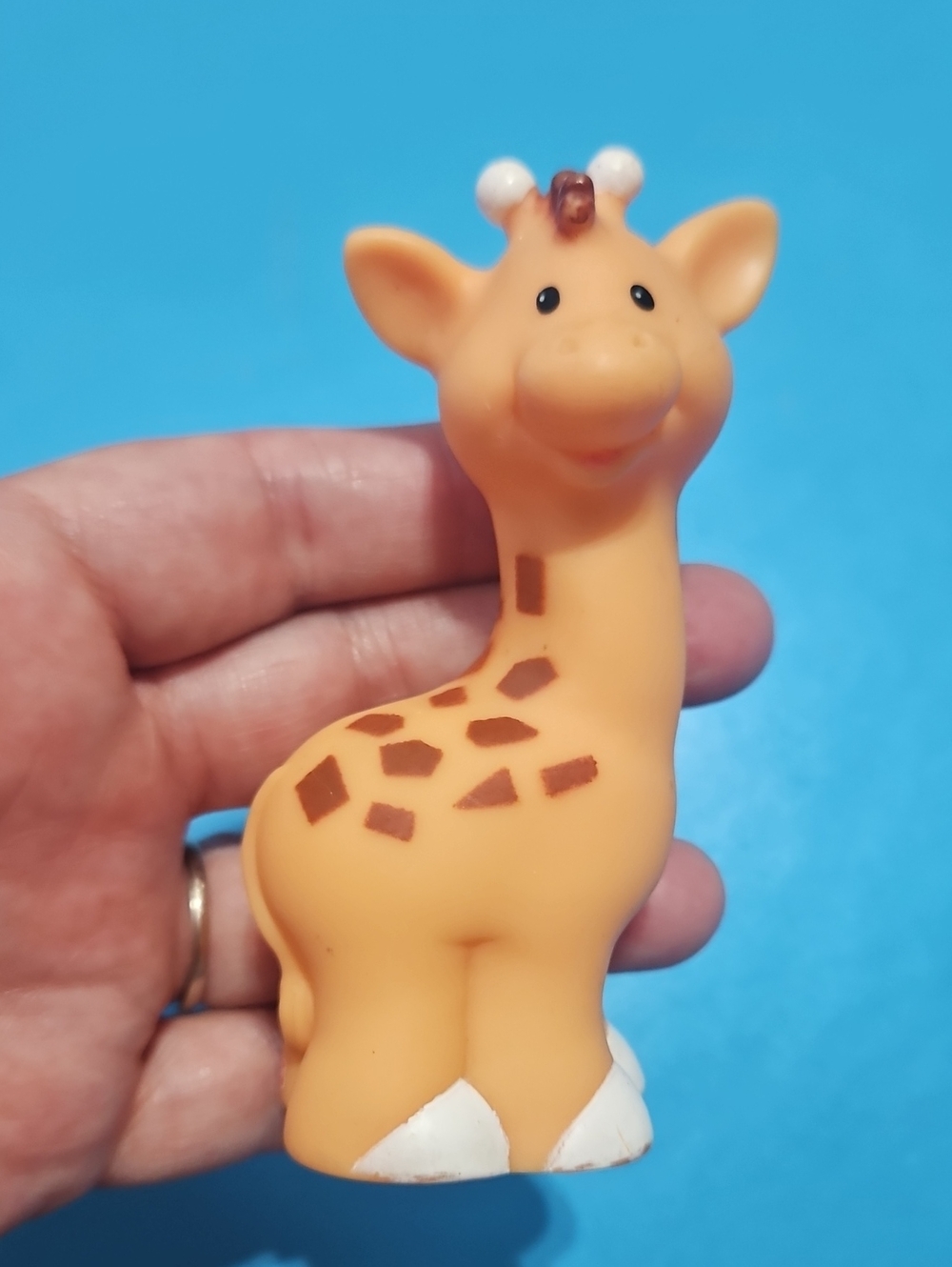 Fisher-Price Little People giraffe figure,